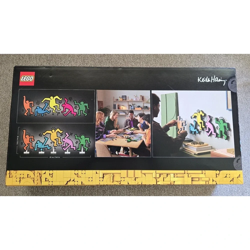 LEGO Art Keith Haring Dancing Figures 31216 Box 1773 Pieces 18+ Limited
